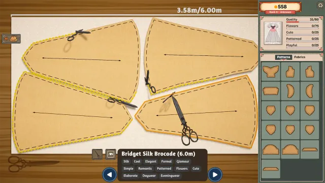 Cutting, grain & missing pieces in the game workshop