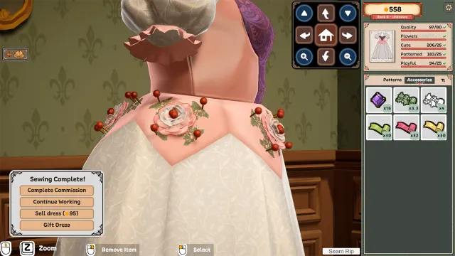 Lace, trims & decoration in the game workshop